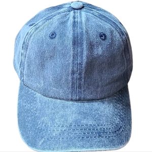 THEREABOUTS BOYS (OR GIRLS) ADJUSTABLE BLUE BALL CAP ONE SIZE FITS MOST